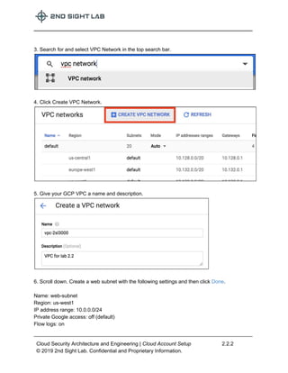 Lab 2.2 DNS In The Cloud - 2nd Sight Lab Cloud Security Class | PDF