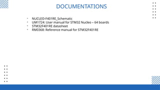 Comprehensive Guide to GPIO Programming on NUCLEO F401RE | PPTX