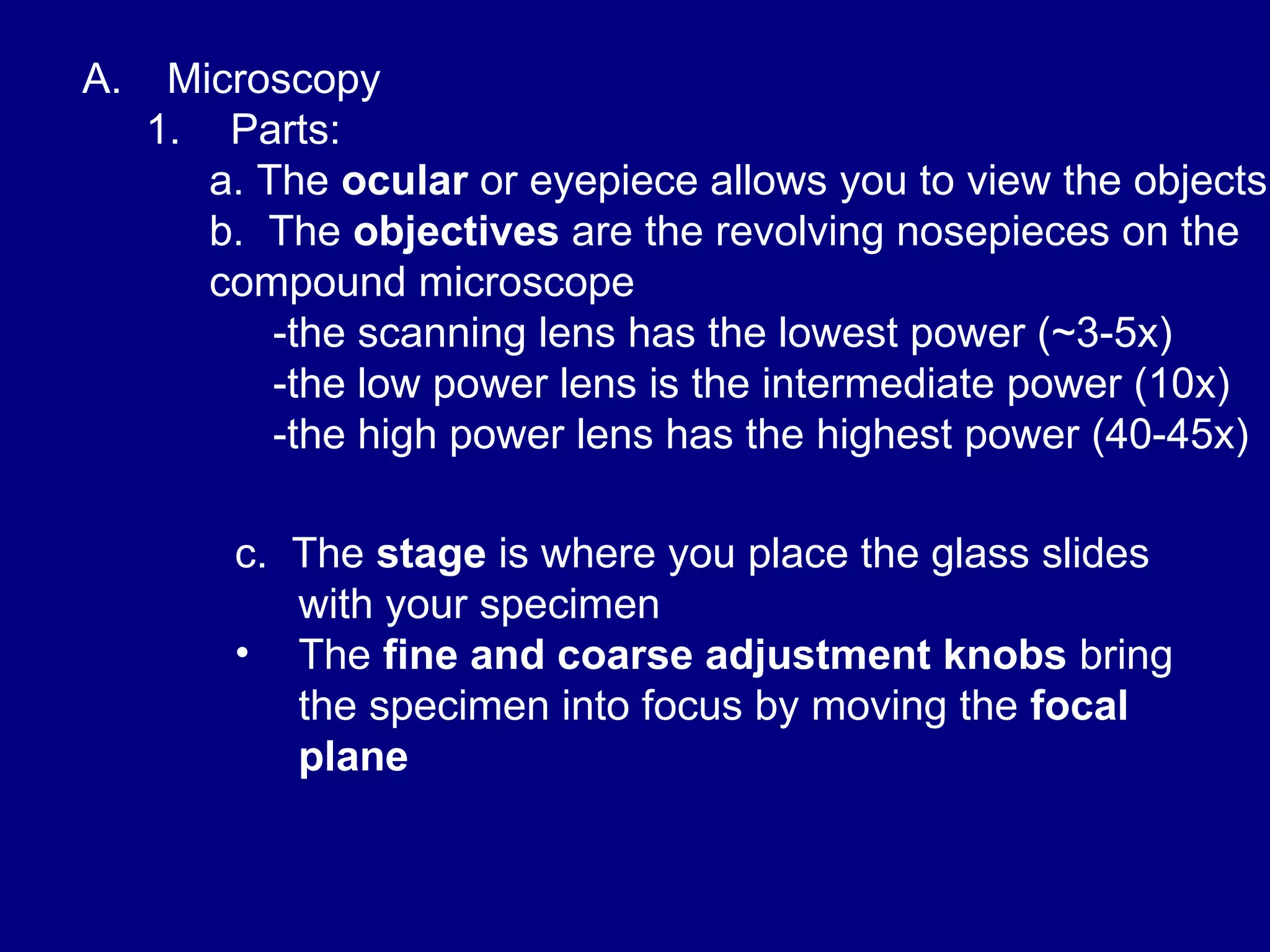 Lab 2 cell structure and microscopy | PPT