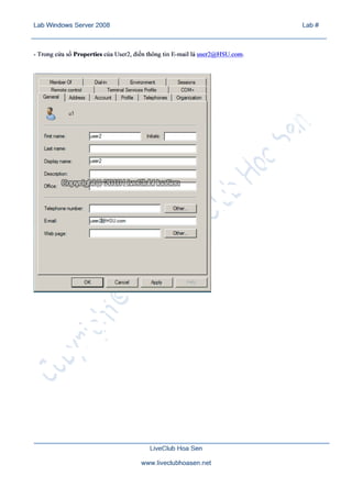 Lab 20 active directory right managment services (ad rms) | PDF