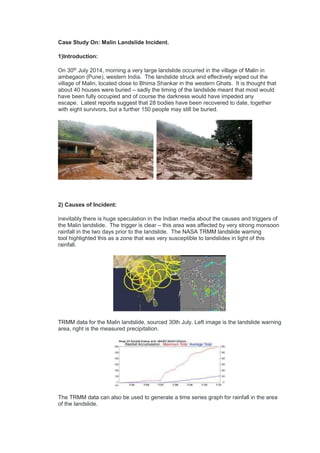 2014 malin landslide case study