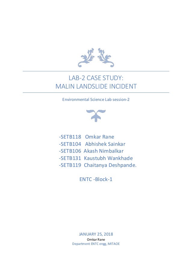 Malin landslide case study ppt picture