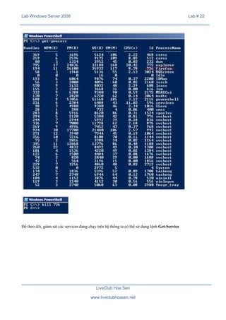 Lab 22 windows power shell | PDF