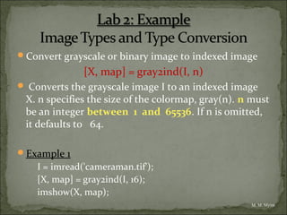 Dital Image Processing (Lab 2+3+4) | PPT
