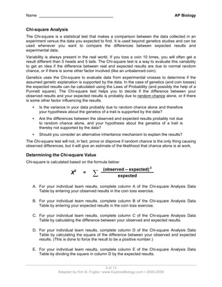 Lab23 chisquare2007 | PDF