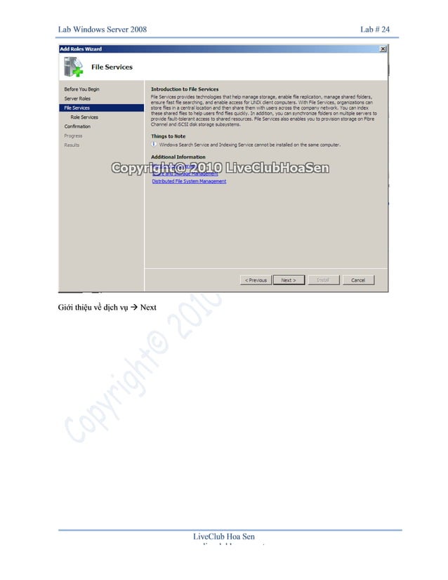 Lab 24 distribute file system | PDF