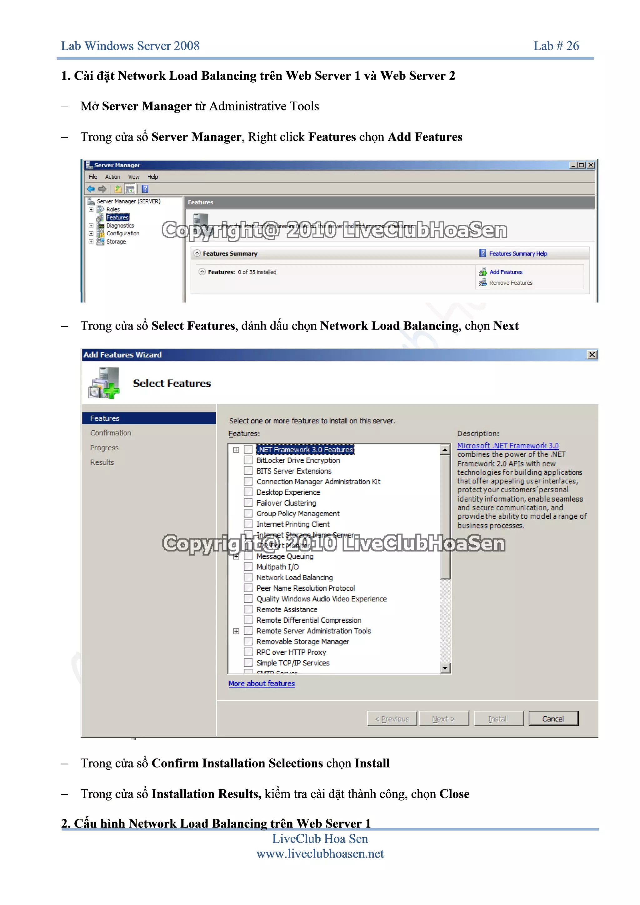 Lab 26 netwok load balancing | PDF