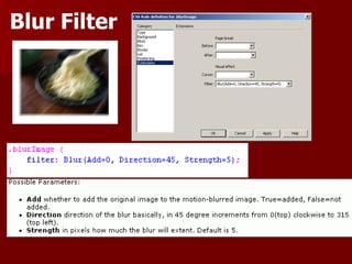 Blur Filter
 