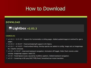 How to Download
 