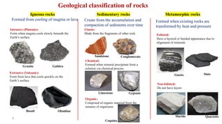Identification of Rock sample using megascopic hand specimen | PPTX