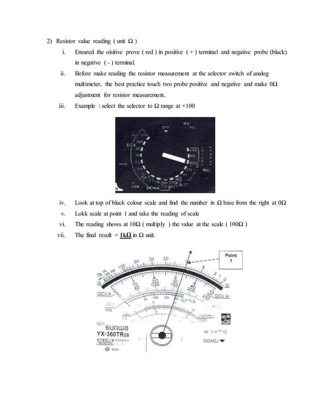 Lab 2 multimeter