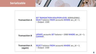 transaction isolation level in oracle.pptx