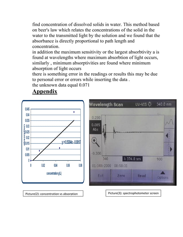 Lab 2 the spectrometer & beer`s law PDF