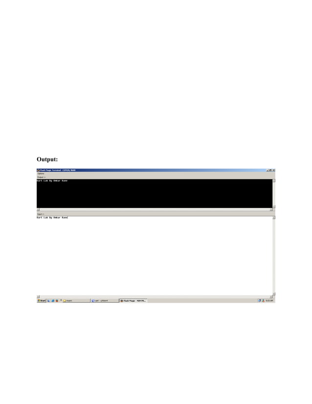 UART interfacing on LPC1768 (Cortex M3 micro controller) | PDF