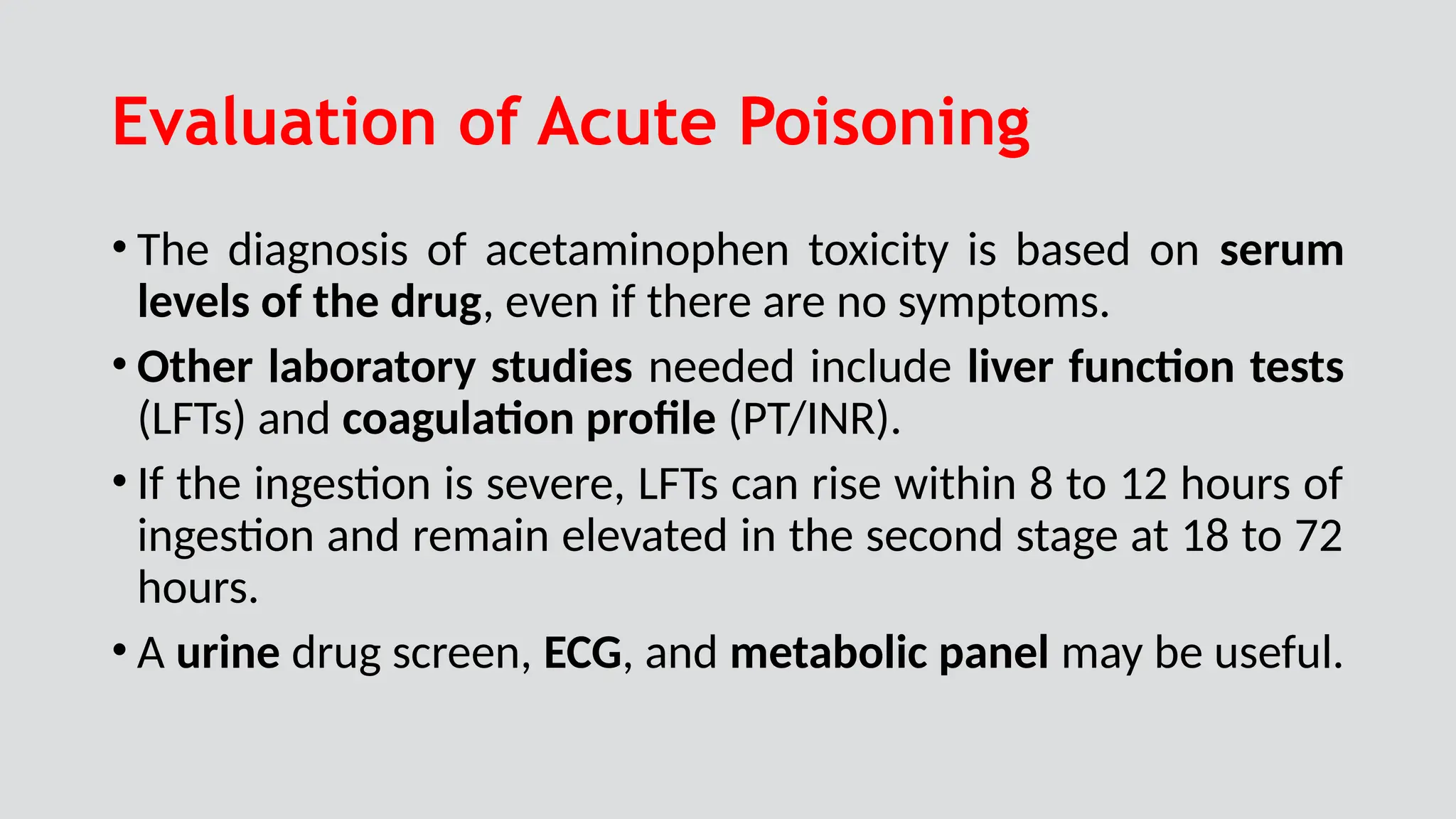 Picture Idea: Lab 3 Paracetamol Poisoning Treatment
