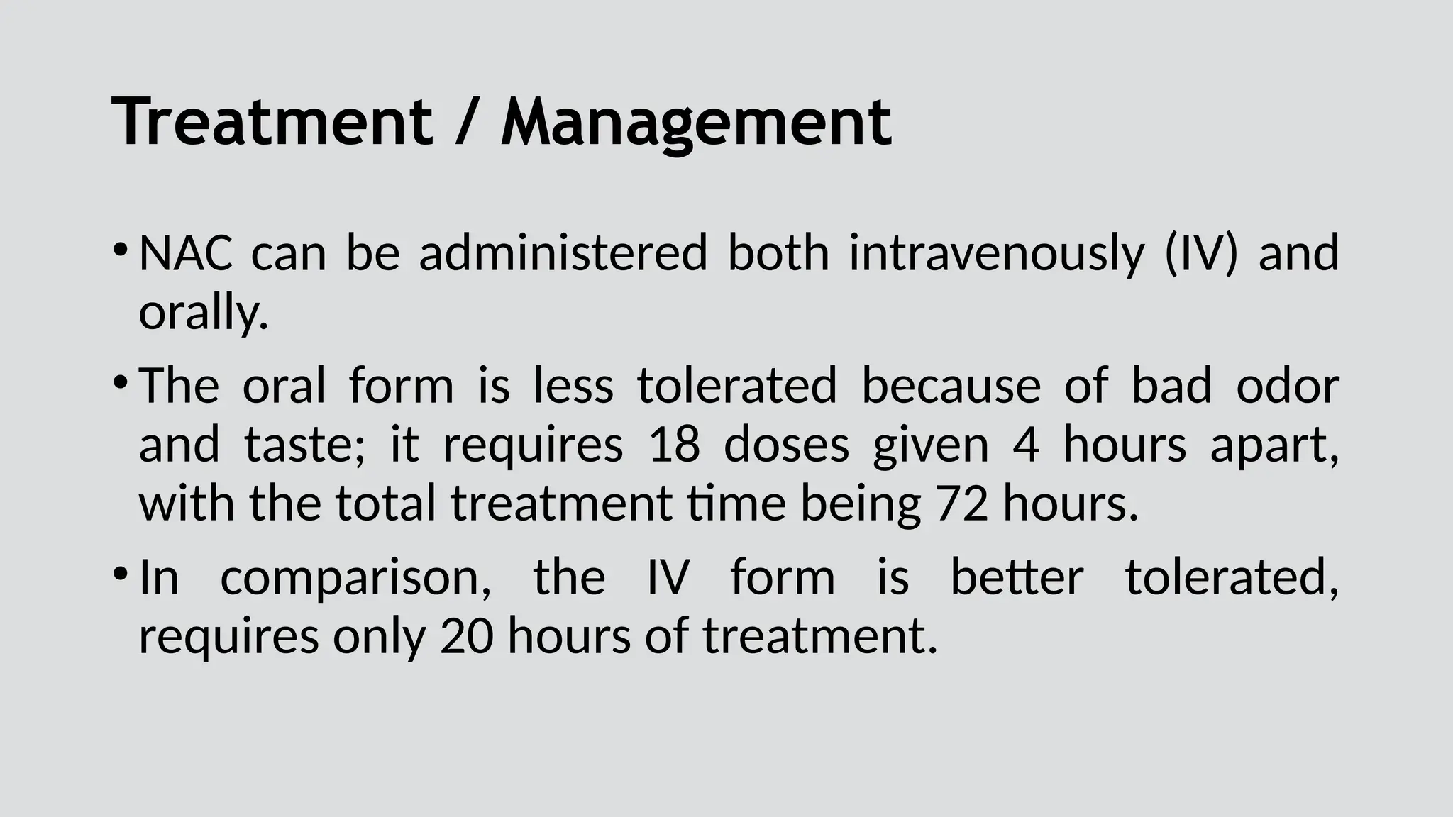 Curated visual reference: Visual Reference: Lab 3 Paracetamol Poisoning Treatment