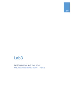 Switch Control and Time Delay - Keypad | PDF