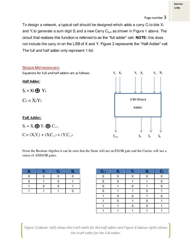 Lab 4 Three Bit Binary Adder