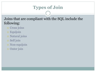 Lab4 join - all types listed | PPTX