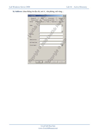 Lab 4 active directory domain services | PDF