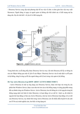 Lab 4 active directory domain services | PDF