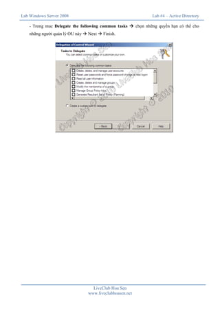 Lab 4 active directory domain services | PDF