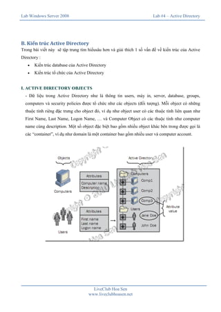 Lab 4 active directory domain services | PDF