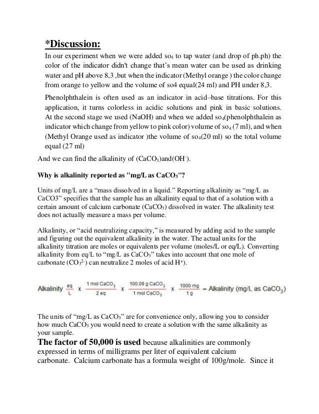 lab 4 alkalinity acidity