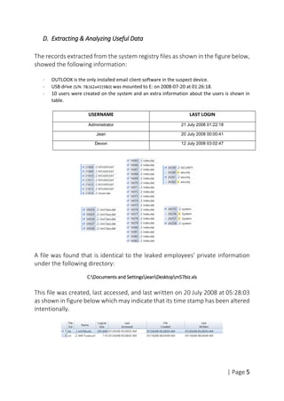 Cyber forensics lab 4 | PDF