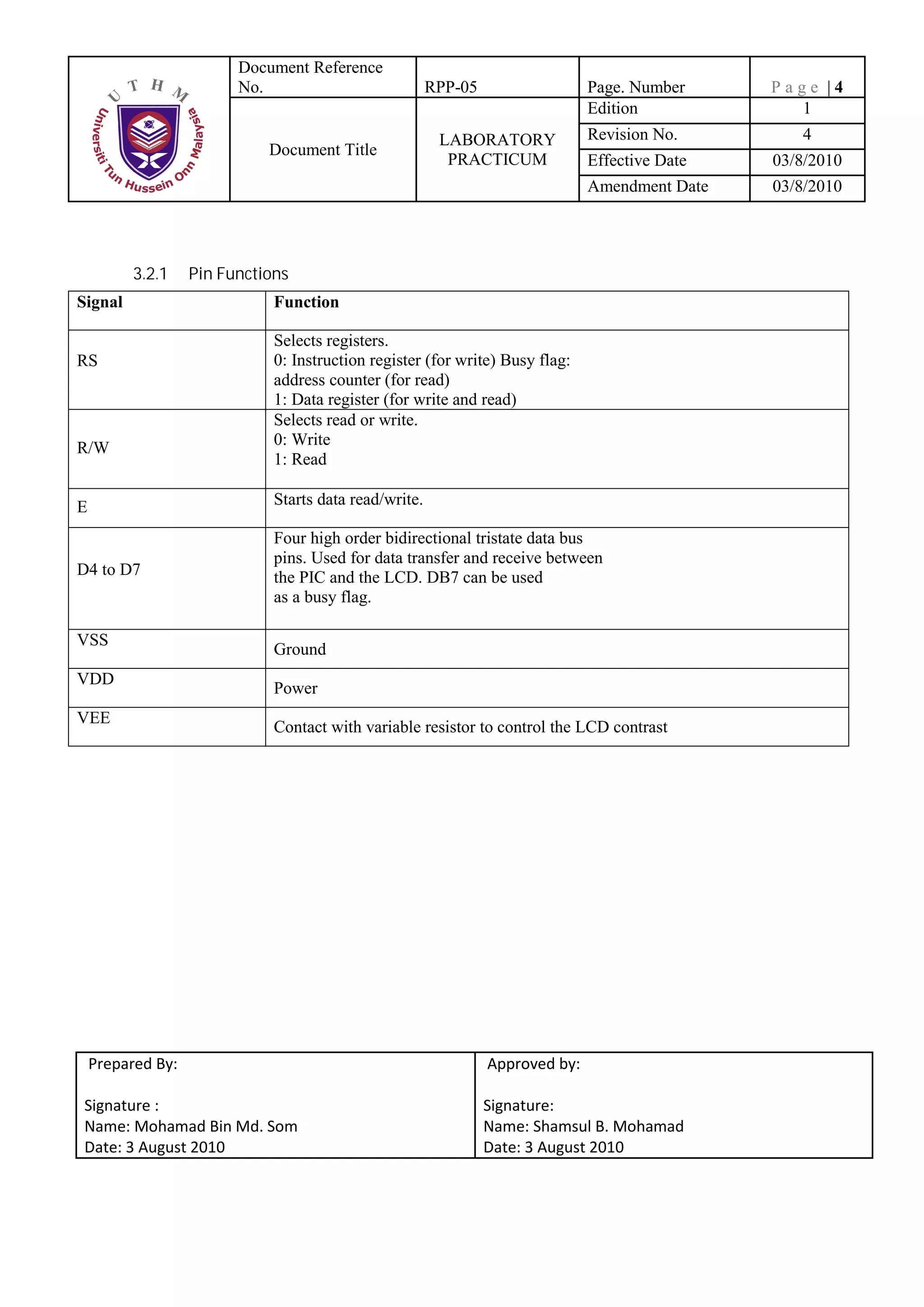 Lab 4 Microcontroller Pdf