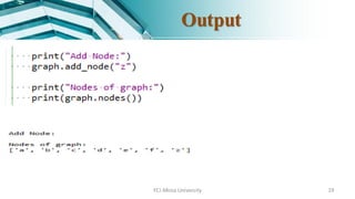 FCI-Minia University 19
Output
 