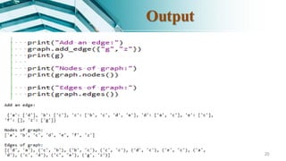 FCI-Minia University 20
Output
 