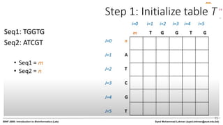 Global Alignment | PDF