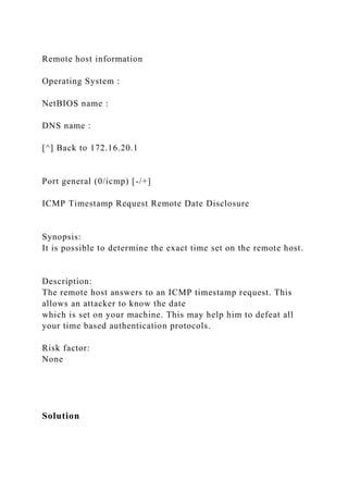 Lab 5 Nessus Vulnerability Scan Report © 2015 by Jone.docx