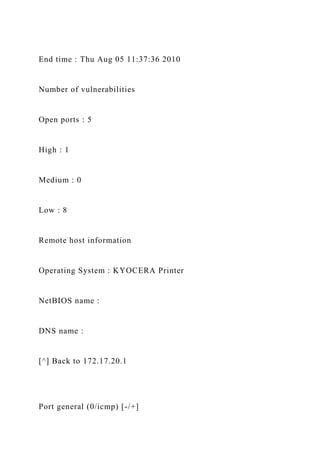 Lab 5 Nessus Vulnerability Scan Report © 2015 by Jone.docx
