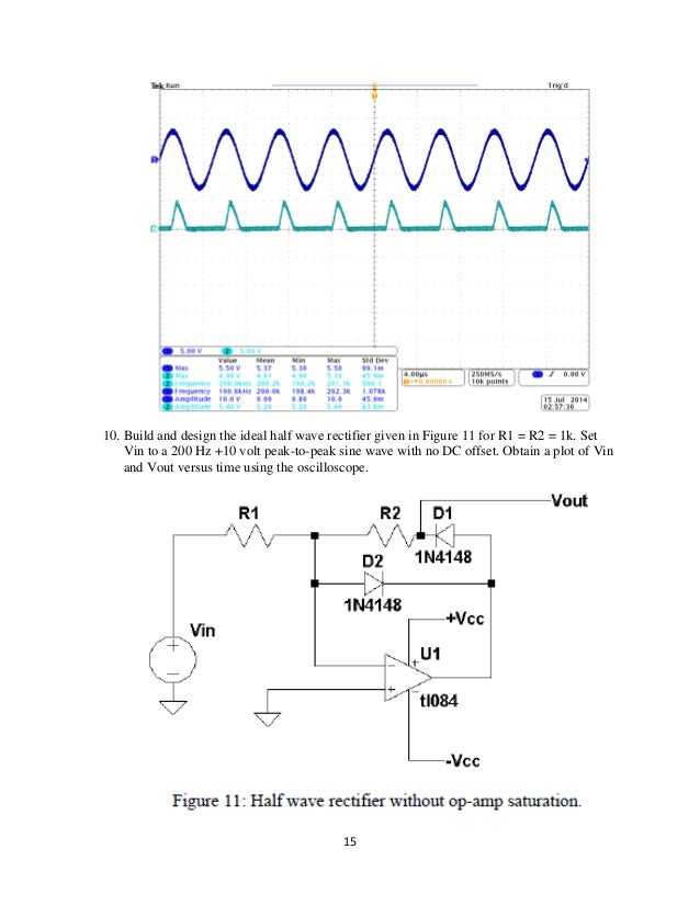 Lab 5 Report Precision Diodes And Applications