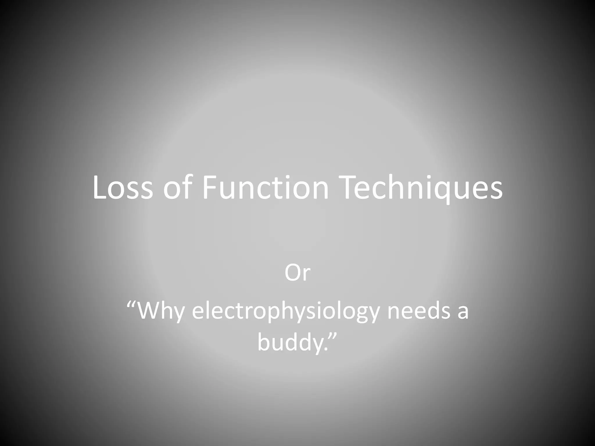 Lab+6 loss+of+function+techniques slides | PPT