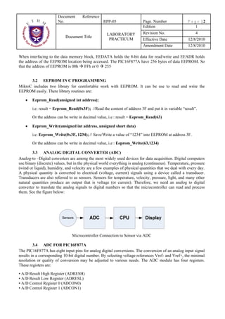 Lab 6 microcontroller | PDF