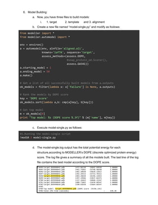 Protein Modeling using MODELLER | PDF