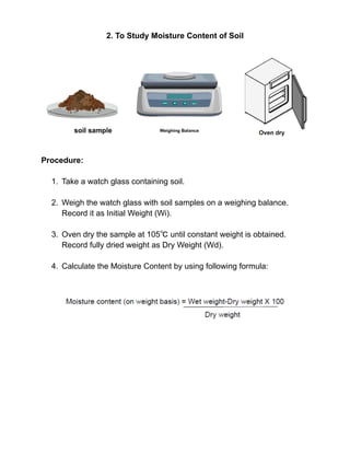 Soil Analysis Worksheet | PDF