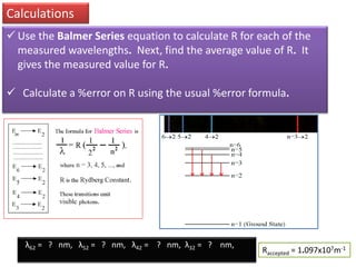 R Value Rydberg Constant Line Spectra (Rydberg’s Constant) | PPTX