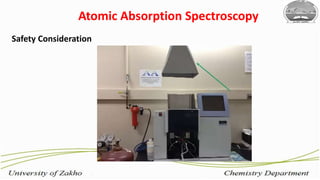 19
Atomic Absorption Spectroscopy
Safety Consideration
 