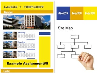 Example Assignment#9 
Site Map 
