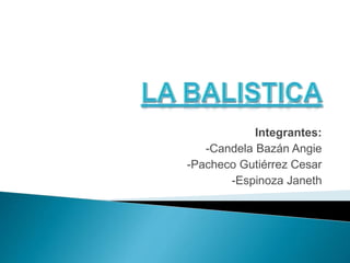 Integrantes:
-Candela Bazán Angie
-Pacheco Gutiérrez Cesar
-Espinoza Janeth
 