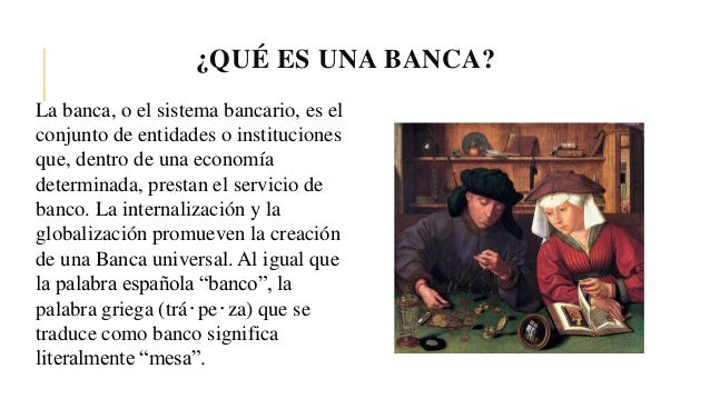 Resultado de imagen para que es banca