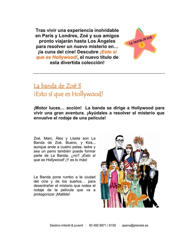 La banda de zóe PDF