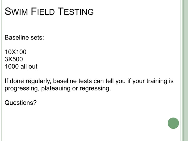 Lab and field testing to improve performance | PPT