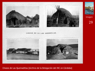 29
Chozos de Las Quemadillas [Archivo de la Delegación del INC en Córdoba]
imagen
 