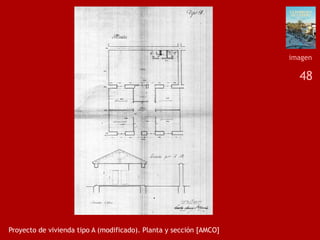 48
Proyecto de vivienda tipo A (modificado). Planta y sección [AMCO]
imagen
 