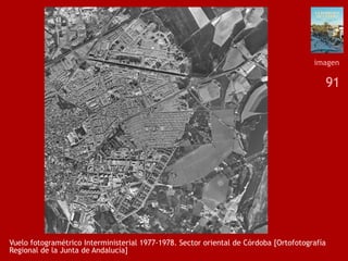 91
Vuelo fotogramétrico Interministerial 1977-1978. Sector oriental de Córdoba [Ortofotografía
Regional de la Junta de Andalucía]
imagen
 